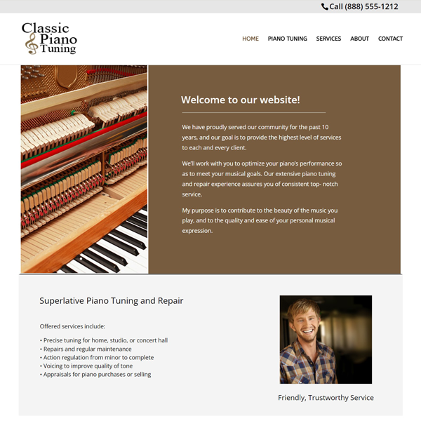 piano tuner websites